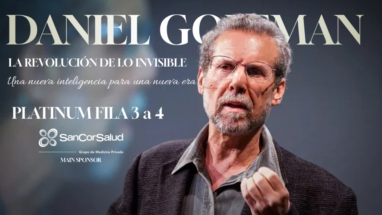 PLATINUM PASS SP- Dr. Daniel Goleman + Fila 3 - 4 + Coach Manu Colombo - Meet and greet - Int. Simultánea